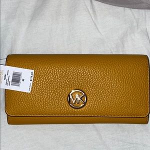 Michael Kors Women Yellow Wallet